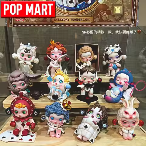 Hot Genuine POP MART Skullpanda Ordinary Wonderland Series Blind Box Collectible Figurine Desktop Or