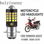 HYS 1PCS FOR YAMAHA  P15D LED Motorcycle Headlight Dual Color 3200K Yellow 6500K White 12-80V