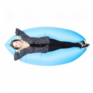 Portable self inflatable air sleeping bag lazy sofa couch