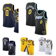 Pacers jersey0No. 10 Haliburton PACERS HALIBURTON#0City Edition Embroidered Basketball Jersey