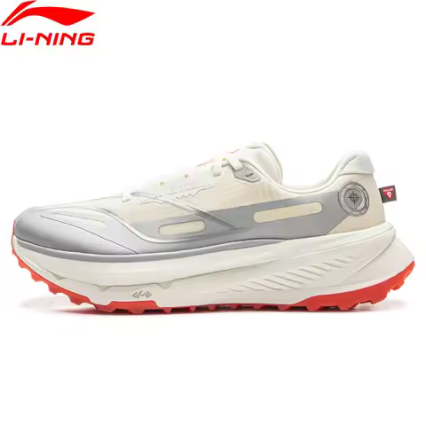 Li-Ning Men's DI LU 2 Trail Running Shoes XTRM-BOOM FIBER Cushion LN DWR Water Repellent LiNing Anti