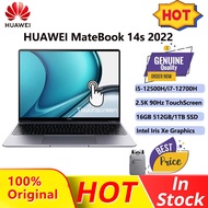 【Hot Sale】2022 HUAWEI MateBook 14s Laptop/13th Generation Intel Core CPU/ Intel i5-12500H/i7-12700H 16GB RAM 512GB/1TB SSD Notebook/14.2" 90HZ Touchscreen Notebook/Iris Xe Graphics/HUAWEI  Laptop