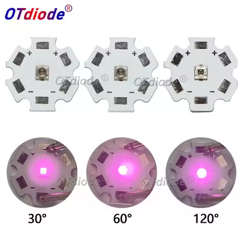 10pcs 3W 3535 Infrared IR 850NM 30/60/120 degree High Power LED Diode for IR Cam/Security /Industria