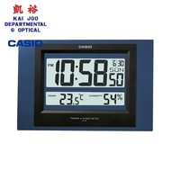 Casio Digital Wall Clock with Thermometer &amp; Hygrometer (29cm)