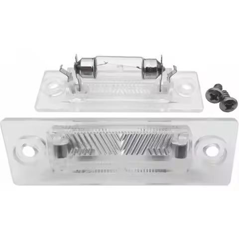 2PCS For VW Passat T5 Jetta Caddy Rear Number Plate Left/Right Light Lamp 3B5943021E Auto Number Lig