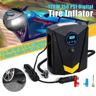 【In stock】12V 150PSI Car Air Compressor Pump Digital Tire Inflator Electric Auto Tyre Air Pump Powerful Emergency Motorcycle 120W CAOB