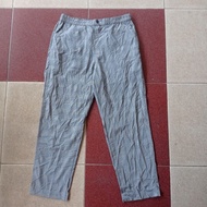 Global work tartan office pants