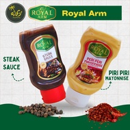 Royal Arm Mayonise / Steak Sauce / Piri Piri Mayonise / Mayonnise / Dressing / Dip / Spread / 300ml