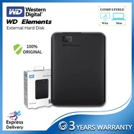 【1TB/2TB】 2.5"Hard Disk Portable HDD WD Elements USB3.0 ExternalHard Drive