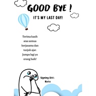 Premium A6 Farewell & Goodbye Cards (260gsm)