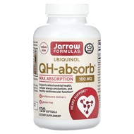Jarrow Formulas Ubiquinol QH-Absorb Max Absorption 100 mg 120 Softgels