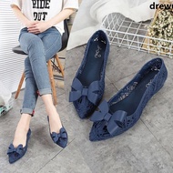 Flat Soft Bottom Hollow Shoes Jelly