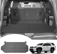 Trunk Mat for 2025 2026 Toyota 4Runner 7 Seats Gas, Rear Cargo Mat All Weather TPE Protector Trunk L