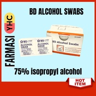 BD ALCOHOL SWAB 100 PIECES 70% ISOPROPYL SANITIZE