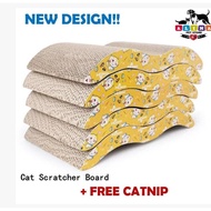 Gato | Cat Scratcher Board + Catnip / Cat Scratcher Board / Cat Scratcher Board