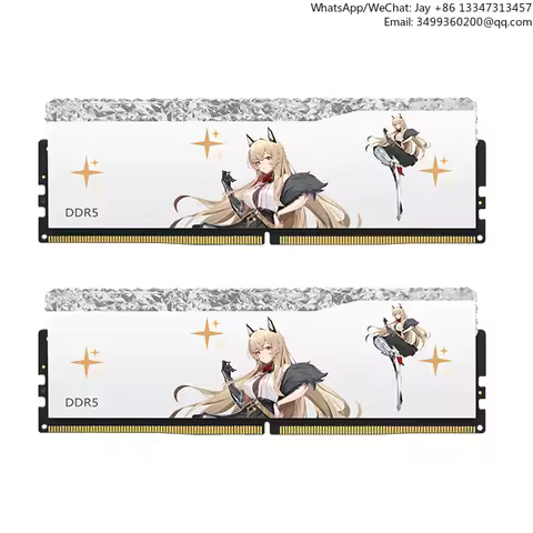 Juhor DDR5 RGB 6000MHz 32GB 16GB*2 CL28 1.4V Hynix Memory Low Power Consumption ECC For Desktop Stoc