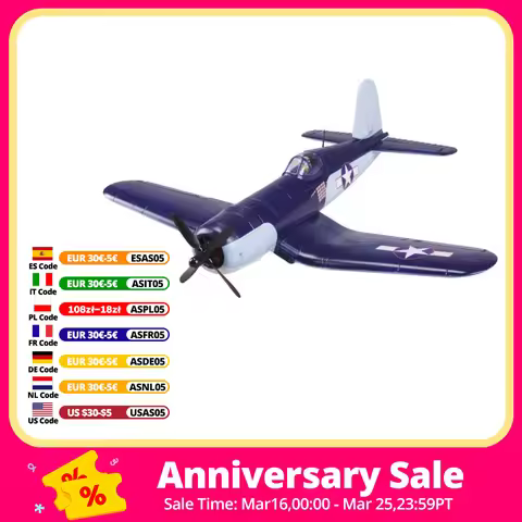 Nicesky F4U Corsair F4U-1A 680mm Wingspan Warbird EPS RC Airplane Fixed Wing KIT