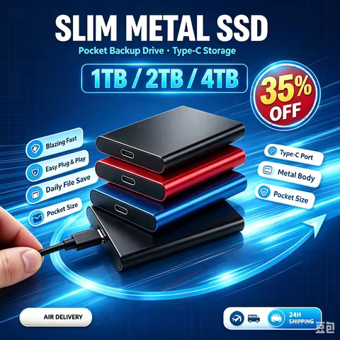 1TB 2TB USB 3.1 Type-C External Mechanical Hard Drive 16TB Portable HDD High Speed Storage Compatibl