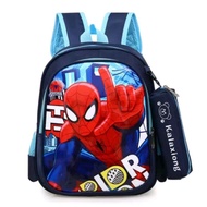 Pelangibags-kids School Bag spiderman dio 2in1 Children's Backpack Kindergarten Elementary School Bag Boys Bag Newest Children's Bag