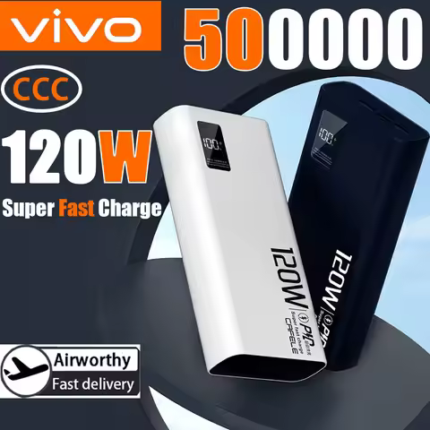 VIVO 200000mAh Power Bank 120W Fast Charge High Capacity Power Bank Portable Battery Charger For iPh
