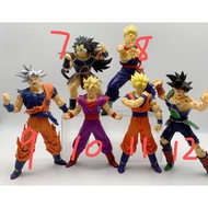 Dragon Ball Z DBZ Son Goku, Broly, Vegeta, and Gogeta 7 Inch Action Figure No Box (EACH)