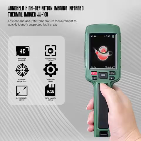 D-108 JD-109 Industrial Handheld Infrared Thermal Imager 8-14um 60x60/160x120 HD Thermal Camera with