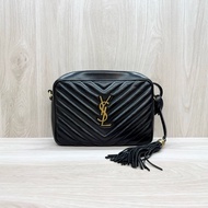 YSL🖤黑金牛皮流蘇相機包