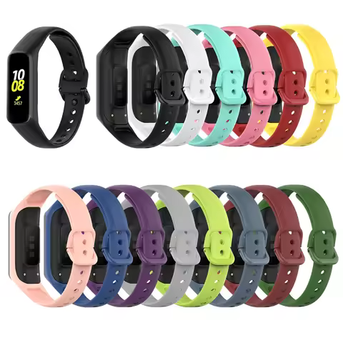 Silicone Strap For Samsung Galaxy Fit 2 SM-R220 SmartWatch Bracelet Replacement Sport Watchband Corr