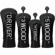 1pc Golf Club Head Cover - Minimalist Design Golf Club Head Cover, Fashionable Golf Club Head Cover,