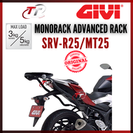 YAMAHA R25 MT25 R-25 MT-25 GIVI SRV SPECIAL MONO RACK MONORACK J BOX TAPAK KOTAK CASE RAK KARIAR BAG