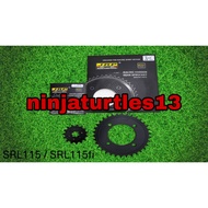 JRP πΉπ sprocket 428 415 full * MATT BLACK * GOLD SRL115 SRL115FI LAGENDA115