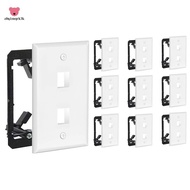 Wall Plate Low Voltage Mounting Bracket Ethernet Coax Wall Plate
