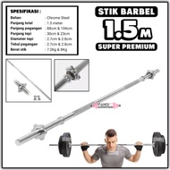 1.5m Barbell Stick 1.5m STRAIGHT BAR/ 1.5m Long STRAIGHT Stick/