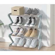 Portable Shoe Rack 3-Tier Zigzag Shoe Rack Size 45 x 19 x 35 Cm