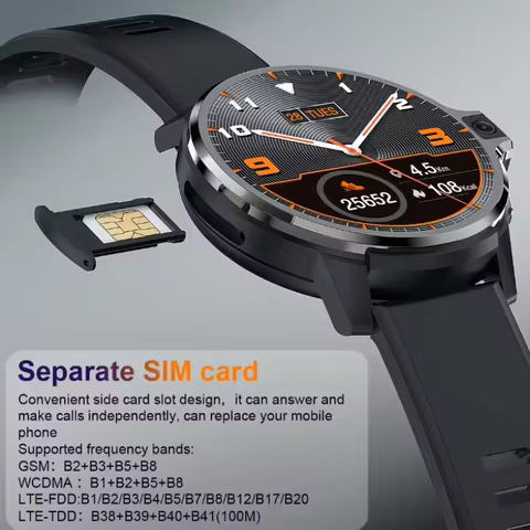 New DM30 4G Android 9.1 OS Smart Watch 1.6 Inch Full Touch Screen 4GB/64GB LTE 4G Sim GPS WIFI Heart