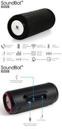 美國聲霸SoundBot SB525藍牙4.0攜帶式喇叭+行動電源