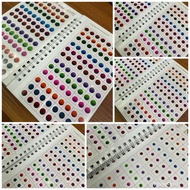 BD5 Bindi/ Pottu/ Sticker Pottu Booklet Navya Flap White (Shaded) design 960 bindis bindi bindi stic