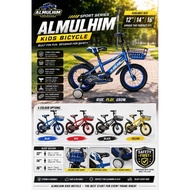 Almulhim 16" Kids Bicycle with Training Wheels & Front Basket (Age 4-8 years old)