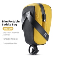 West Biking | WEST BIKING 0.8L Bicycle Saddle Bag Portable Bike Seat Tail Bag Waterproof Lightweight