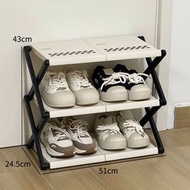【三層】折疊鞋架 家用門口多層簡易鞋架 宿捨鞋收納 省空間免安裝收納架