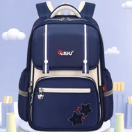 A.T.A Beg Sekolah Warna Terang untuk Darjah 3-6 - Beg Sandang Ringan & Tahan Percikan Air