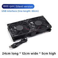 12cm USB Cooling Fan Router Modem Silent Cooling External Fan Cooler 5V Power Fan Radiator Supply TV