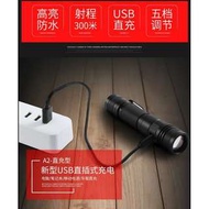 SupFire A2 10W LED Zoom USB Charging Flashlight