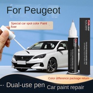 Suitable for Peugeot 408 Peugeot 508l touch-up pen Pearl white touch-up paint 4008 accessories 308 original car paint repair car