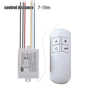 Saklar Remote / Saklar Lampu Wireless Dengan Remote Control 3 Channel 220v