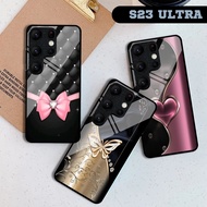 Samsung S23 ULTRA Glass Softcase - S23 ULTRA Glass Case - Samsung S23 ULTRA Shatterproof Casing