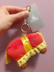 JP Disney beauty and the beast footstool dog Sultan Keychain 日本 迪士尼 美女與野獸 腳踏椅 狗狗 匙扣掛飾