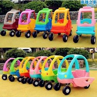 淘氣堡兒童遊戲塑料玩具幼兒園公主車小房車金龜車扭扭助力學步車