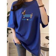 2Y791 1XL-5XL Tshirt Women Clothes T shirt Plus Size Crop Top Clothing Fashion tee Women Fashion Lei