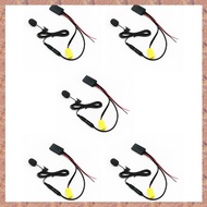 (QCMY) 5X Car Bluetooth 5.0 Aux Cable Microphone Handsfree Mobile Phone Free Calling Adapter for Gra